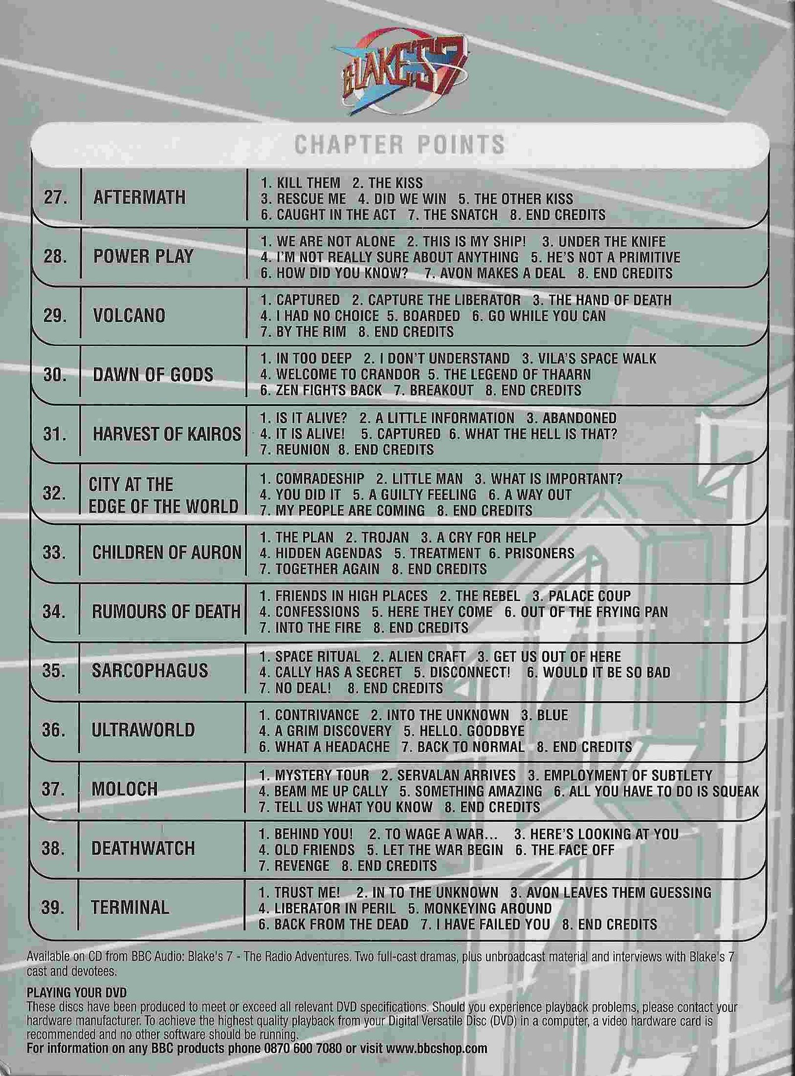 Middle of cover of BBCDVD 1789